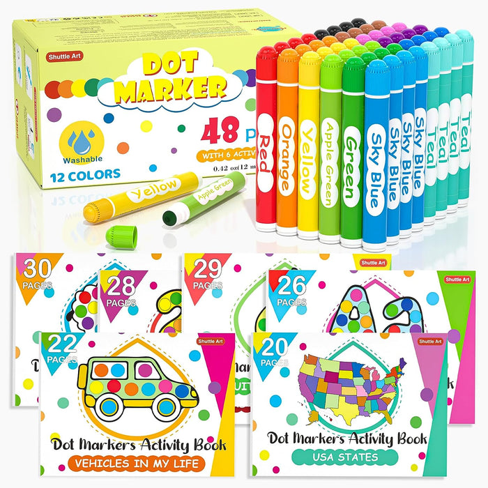 Dot Markers - Set of 12*4