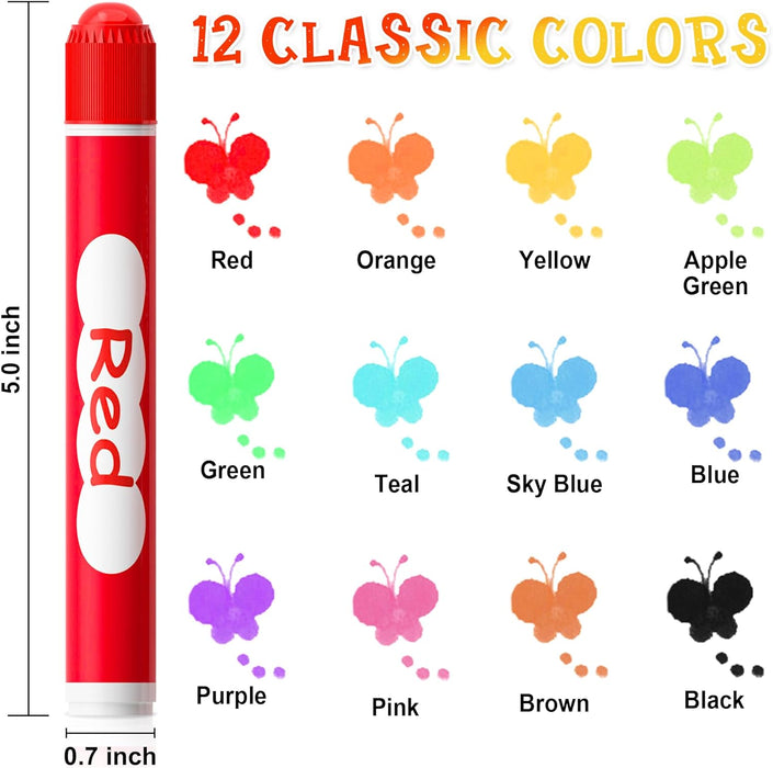 Dot Markers - Set of 12*4