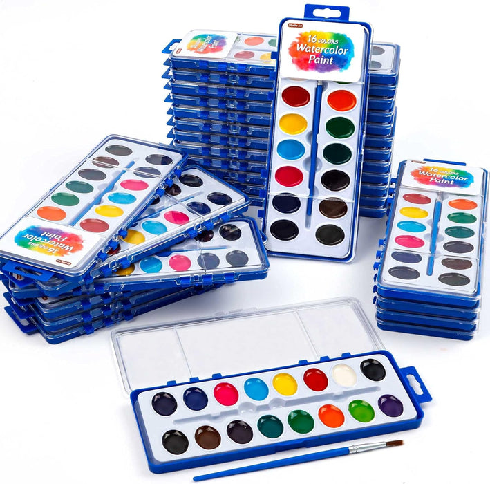 Watercolor Paint Set Bulk -Set of 24 (16 Colors )