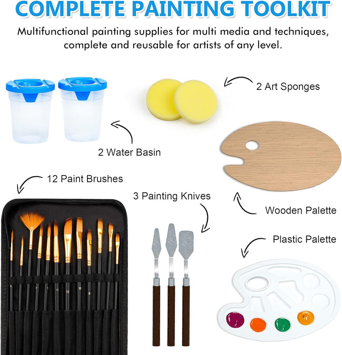 Canvas Painting Kit-Set of 50