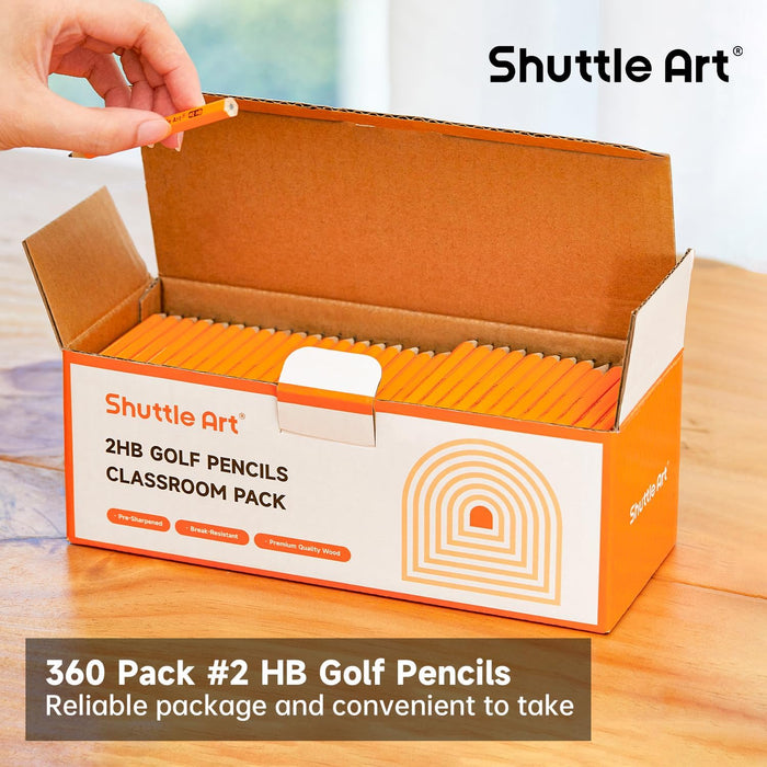 #2 HB Golf Pencils - Set of 360