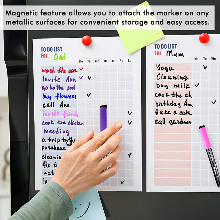 Dry Erase Markers - 32 Pack, 16 Colors