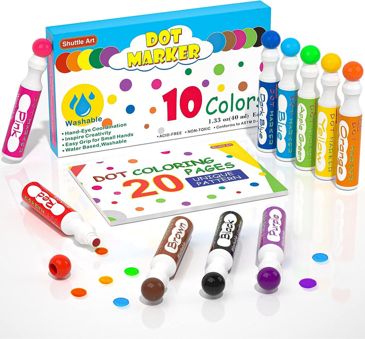 Dot Markers - Set of 10