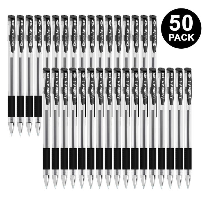 Black Gel Pens - Set of 50
