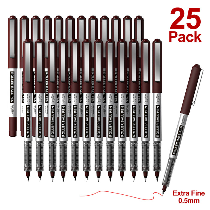 Red RollerBall Pens - Set of 25