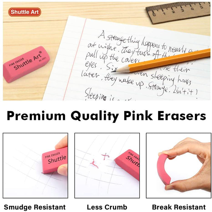 Pink Erasers - Set of 120