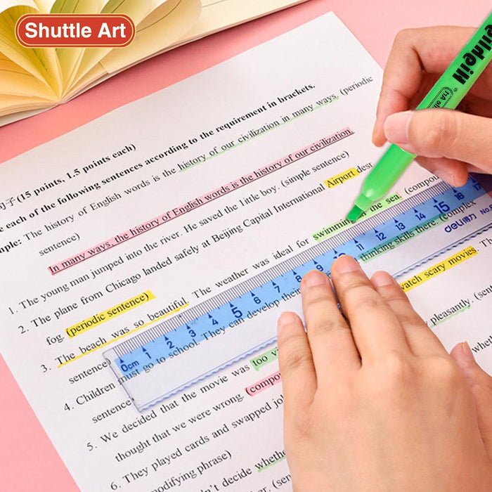 Green Highlighter Markers - Set of 30