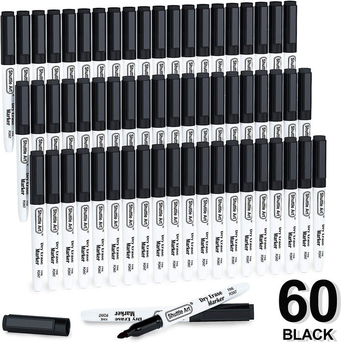 Black Dry Erase Markers - Set of 60