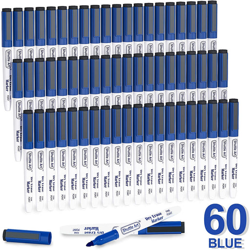 Blue Dry Erase Markers - Set of 60
