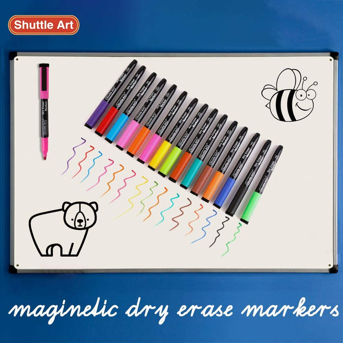Magnetic Dry Erase Markers - Set of 15
