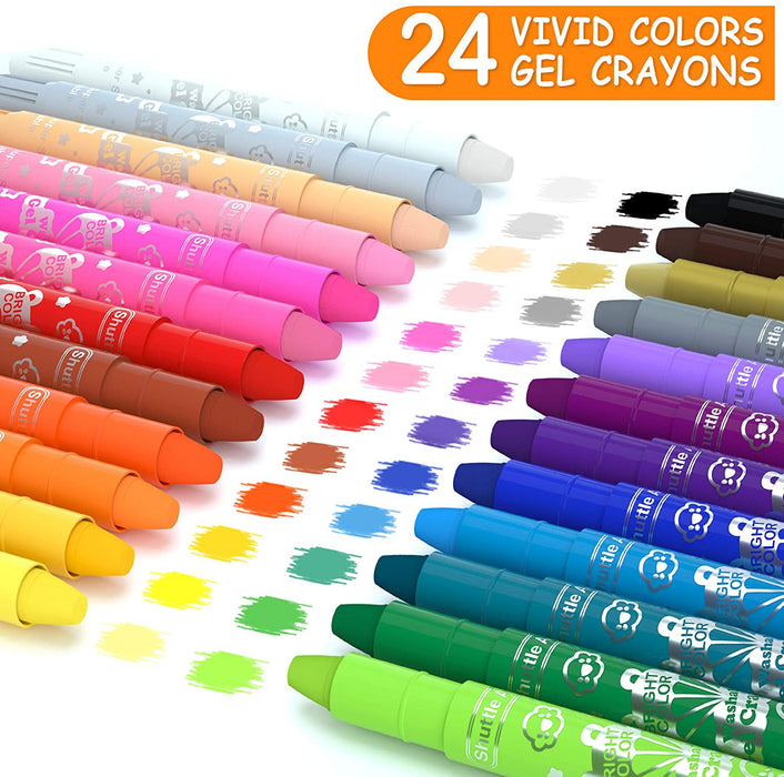 Gel Crayons - Set of 24