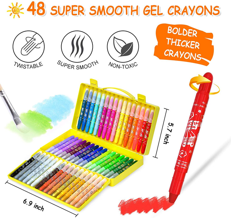 Gel Crayons - Set of 48