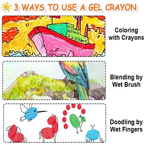 Gel Crayons - Set of 48