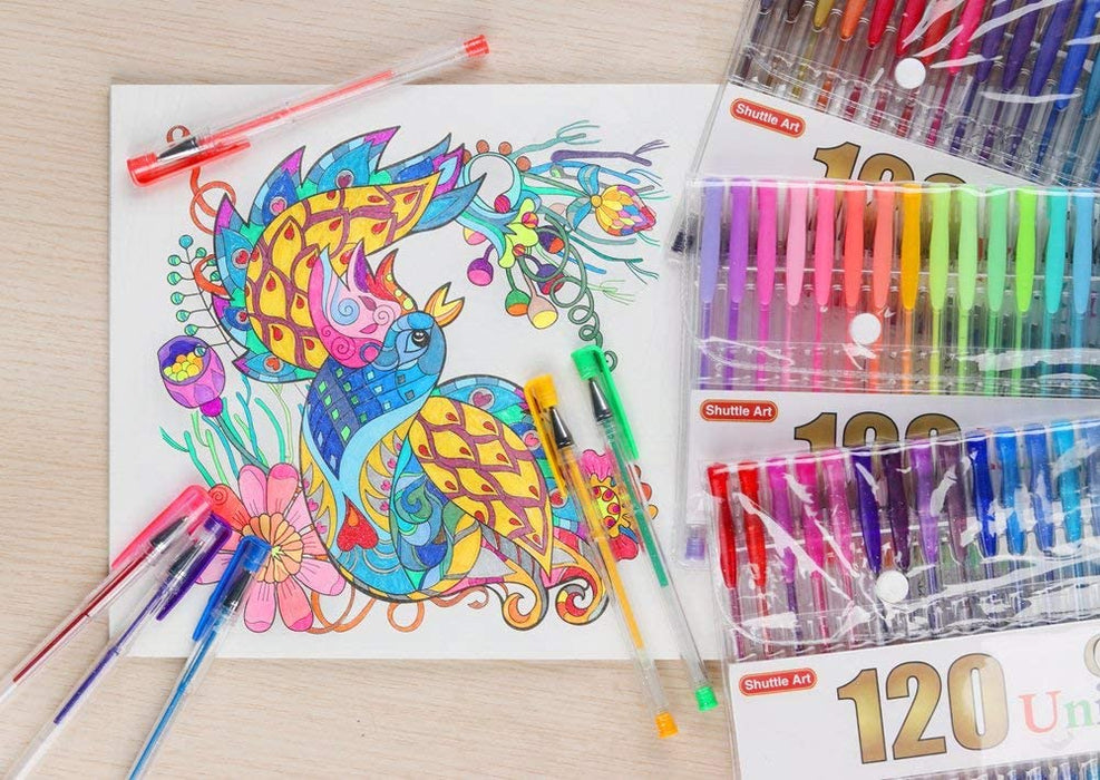 Unique Colors Gel Pens - Set of 120
