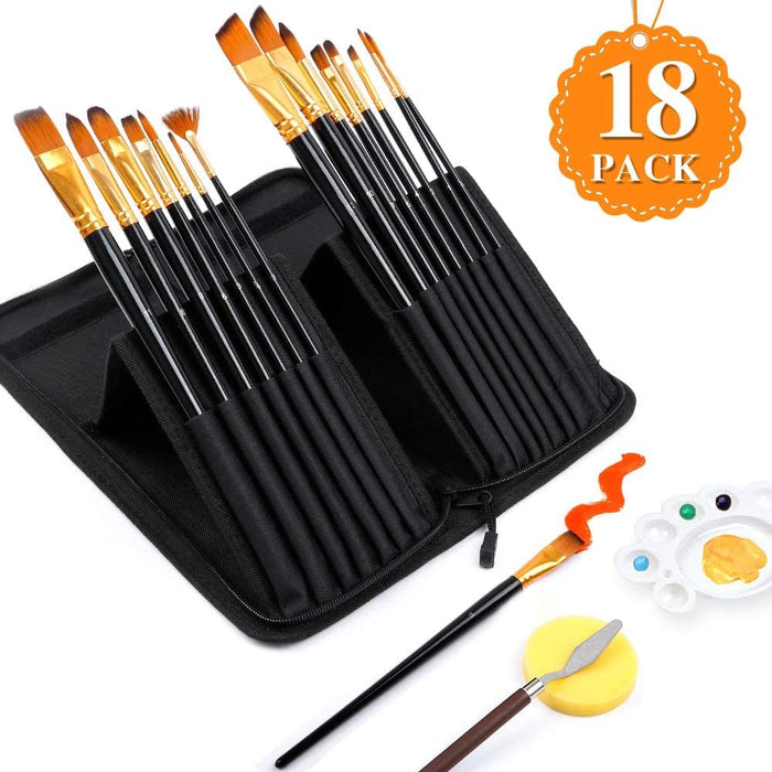 Paint Brush - Set of 18