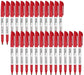 Red Permanent Markers - Set of 30