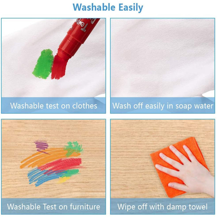 Washable Tempera Paint Sticks - Set of 32