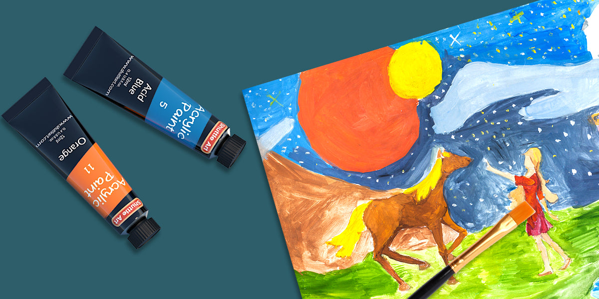 Shuttle Art 69PCS Kit Peinture Enfant, Set Peinture Enfant Complet Inclus  30 Couleurs Peinture Acrylique, Chevalet Enfant, Toile, Tampon, Pinceaux,  Palette, Coffret Peinture Enfant pour Peindre : : Jeux et Jouets