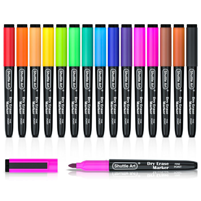 Magnetic Dry Erase Markers - Set of 15