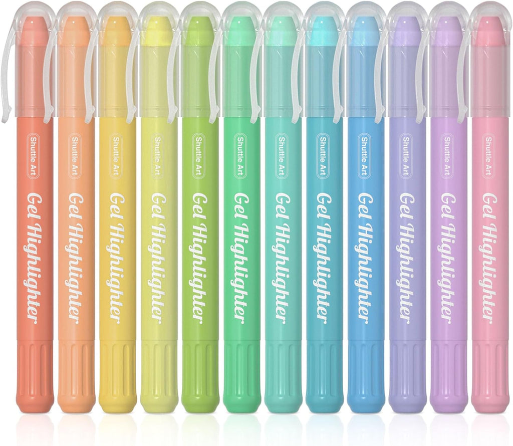 8 Dusty Bible Highlighters No Bleed or Smear, Bible Safe Gel Highlighters,  Bible Markers Pens, Dry Highlighters Set, Journaling Supplies 