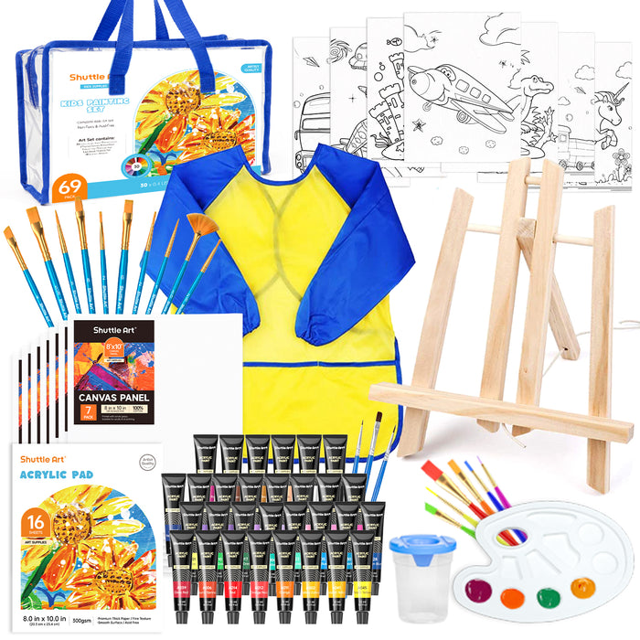 Kids Paint Set - Set of 69