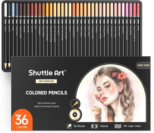 Colored Pencils, Skin Tone - Set of 36