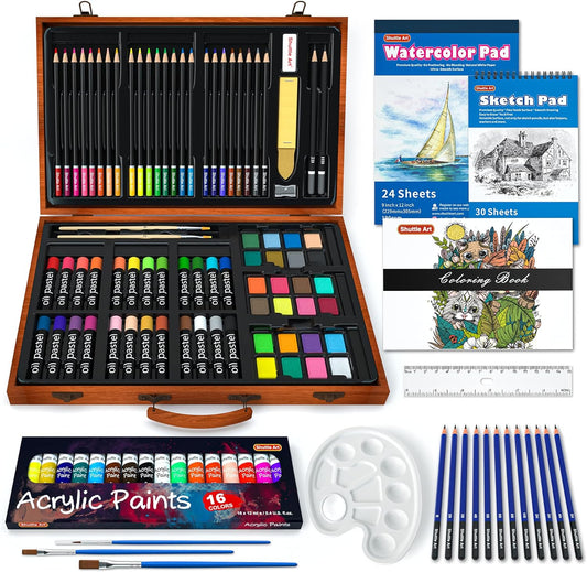 Artist Professional Tool, Deluxe Art Set - 118 Pieces