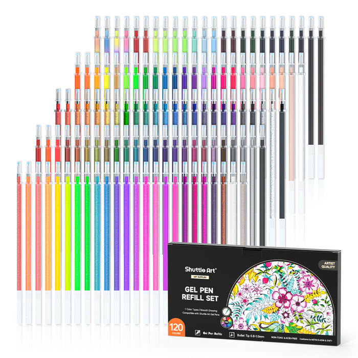 Gel Pen Refills-120 Colors