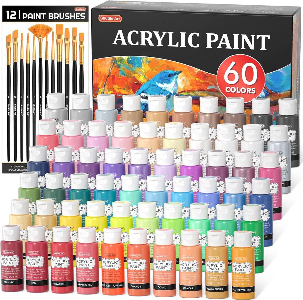 Acrylic Painting Set - 69 Pack