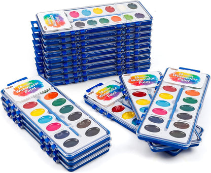 Watercolor Paint - Set of 15 (16 Colors)