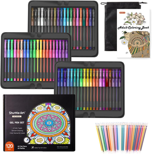 Shuttle Art 205 Colors Dual Tip Alcohol Art Markers, 204 Colors Permanent  Marker Plus 1 Blender 1 Marker Pad 1 Case and Color Chart for Kids Adult  Artist Drawing Coloring Books Sketching 