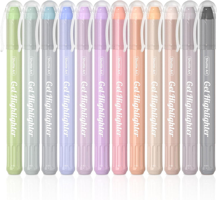 10 Pack Bible Highlighters and Pens, No Bleed, Gel Highlighter