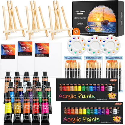 Acrylic Painting Set - 69 Pack