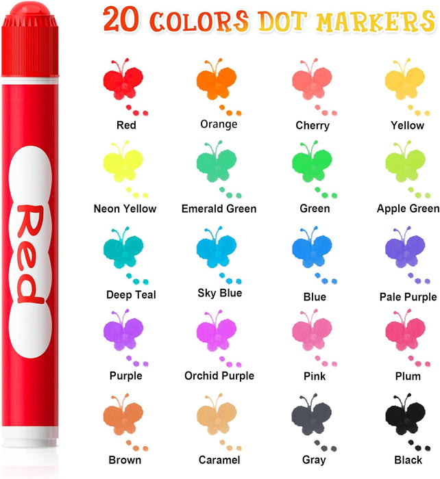 Review of 5 Types of Dot Markers Across 3 Brands 