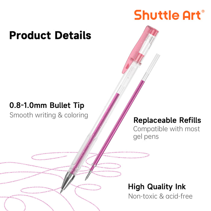 Gel Pen Refills-120 Colors