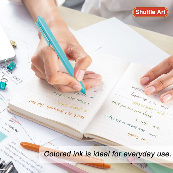 Retractable Gel Pens - Set of 11 Vintage Colors