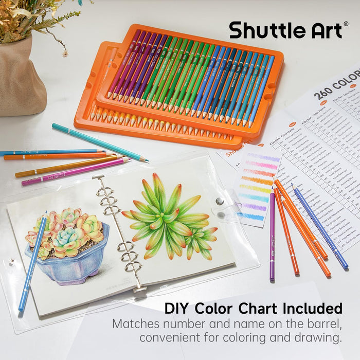 Professional Colored Pencils - Set of 138 — Shuttle Art