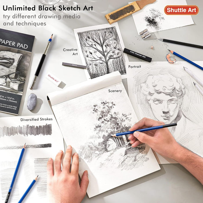 Complete Professional Drawing Pencil Kit | Professional Drawing Kit Color  Pencil - Wooden Lead Pencils - Aliexpress