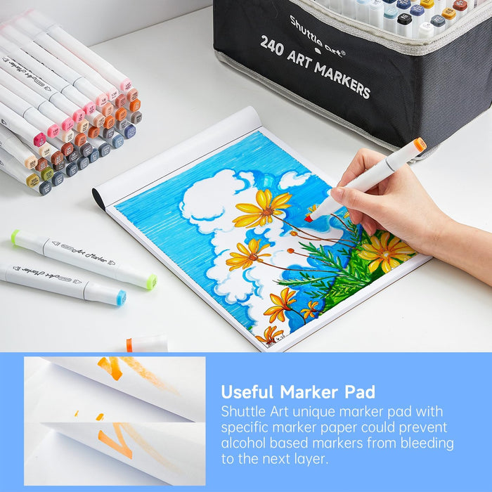 Dual Tip Art Marker - Set of 240 Colors — Shuttle Art