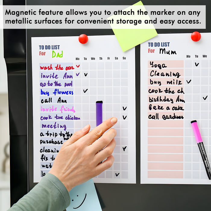 Magnetic Dry Erase Markers - Set of 15