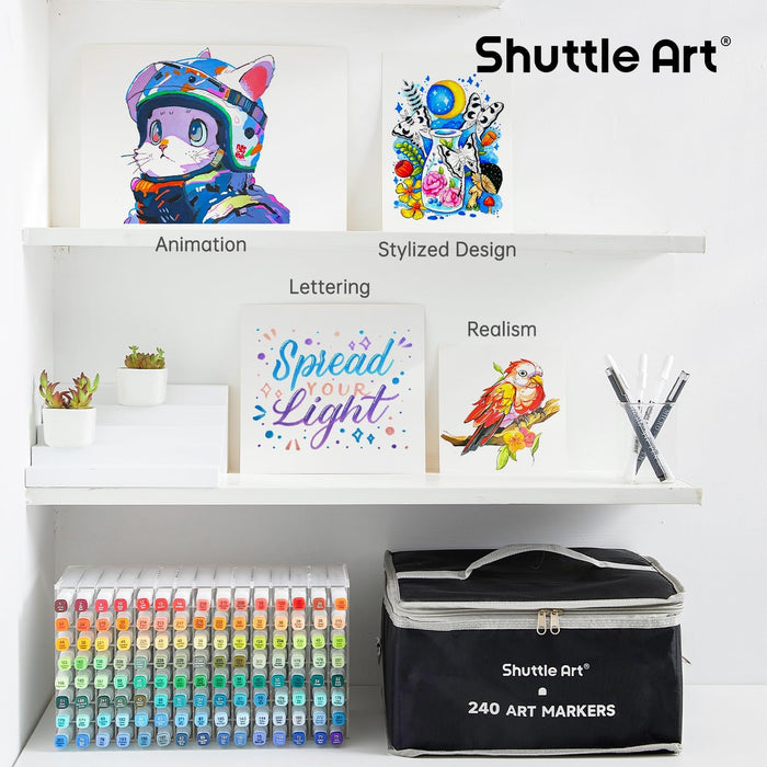 Dual Tip Art Markers - Set of 88 — Shuttle Art