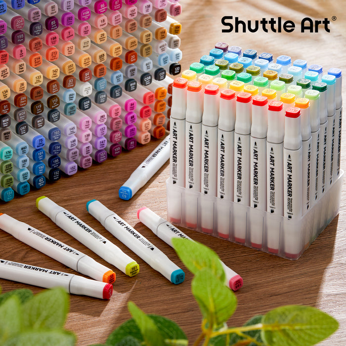 Dual Tip Art Markers - Set of 206