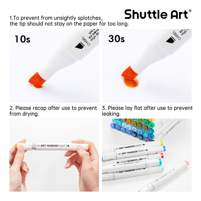 Dual Tip Art Markers - Set of 206