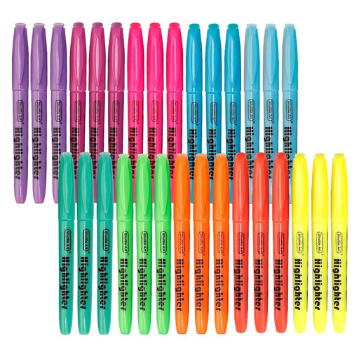 Highlighter Markers -  Set of 30, 10 bright colors