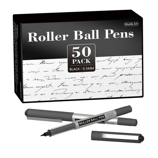 Black Erasable Gel Pens - Set of 15 — Shuttle Art