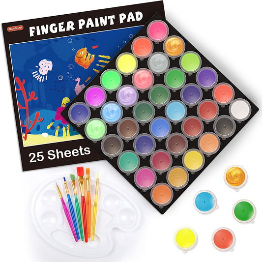 Washable Finger Paint - Set of 44