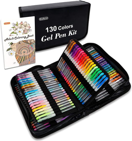  Shuttle Art Bolígrafos de gel retráctiles de colores, 8 colores  de tinta pastel, bonitos bolígrafos de 0.020 in de punta fina de secado  rápido para escribir, dibujar, diario, notas, tomar notas