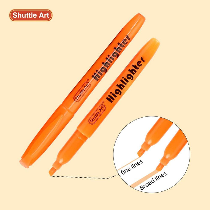 Orange Highlighter Markers - Set of 30