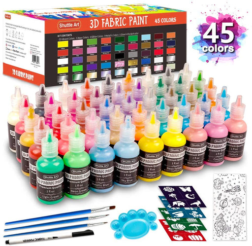 Acrylic Paint Brush Markers,Dual Tips-Set of 28 Metallic — Shuttle Art