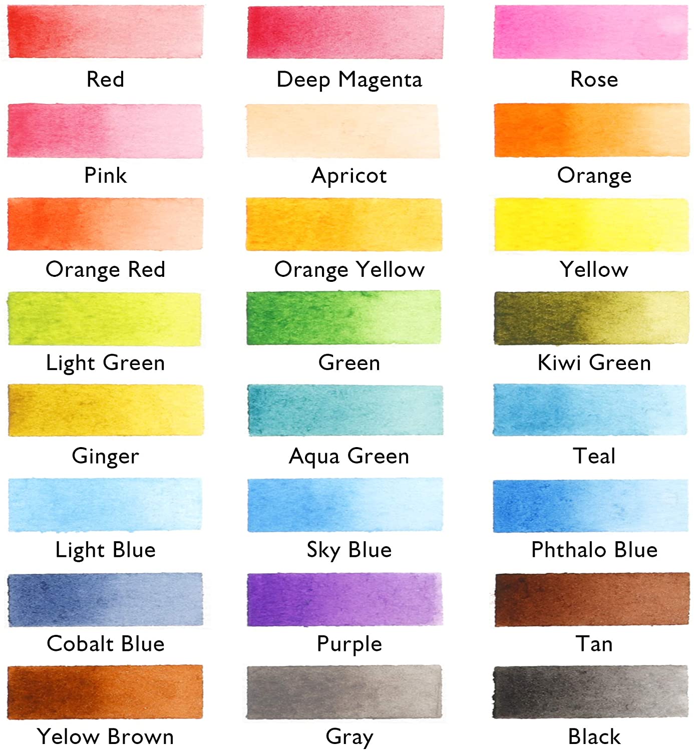 Watercolor Paint - Set of 24